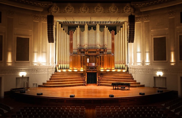 The concer place is beautiful. 
