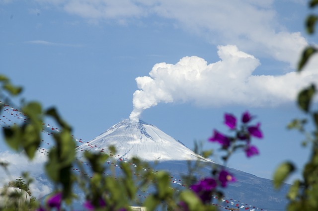 sopka popocatepetl